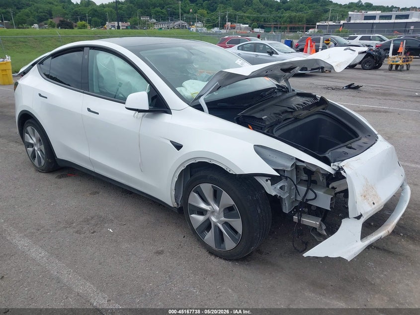 2022 Tesla Model y VIN 7SAYGDEE0NF316052 IAAI salvage auction — FRONT END, Salvage (Missouri), sold $5,200 on 2026-07-21 (photo 1)