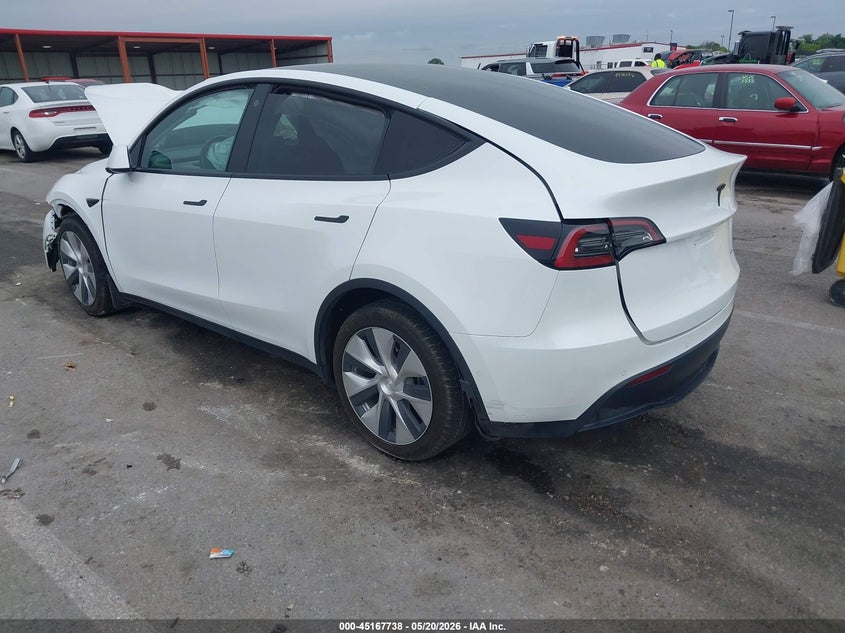 2022 Tesla Model y VIN 7SAYGDEE0NF316052 IAAI salvage auction — FRONT END, Salvage (Missouri), sold $5,200 on 2026-07-21 (photo 3)