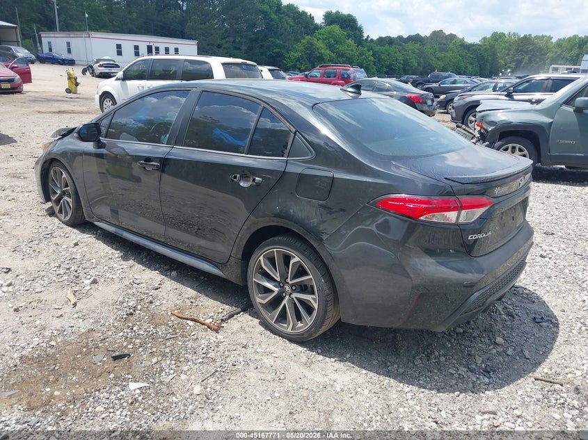 2020 Toyota Corolla VIN 5YFS4RCE7LP045164 IAAI salvage auction — RIGHT FRONT, Salvage (Georgia), sold $3,300 on 2026-07-17 (photo 3)