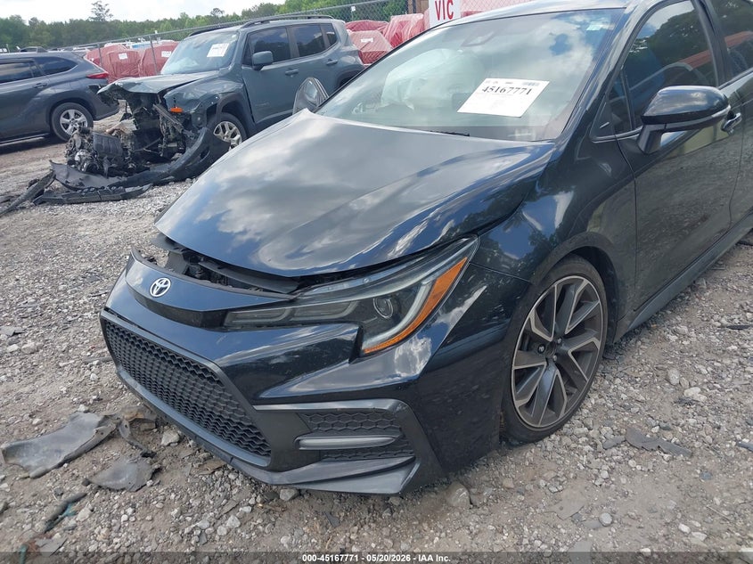 2020 Toyota Corolla VIN 5YFS4RCE7LP045164 IAAI salvage auction — RIGHT FRONT, Salvage (Georgia), sold $3,300 on 2026-07-17 (photo 6)