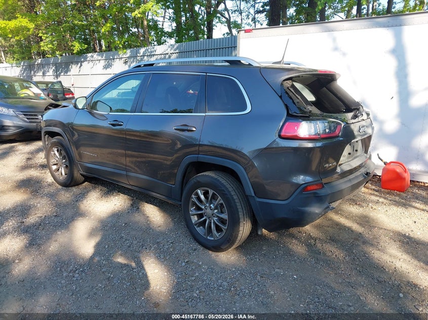 2019 Jeep Cherokee VIN 1C4PJMLB4KD182443 IAAI salvage auction — MECHANICAL, Salvage (New Jersey), sold $475 on 2026-08-14 (photo 3)