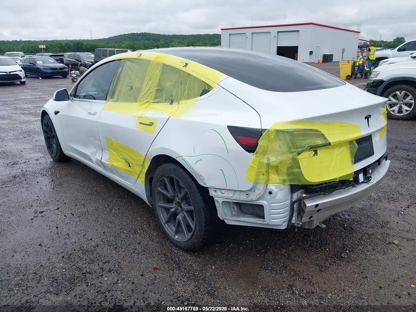 2020 Tesla Model 3 VIN 5YJ3E1EB8LF795044 IAAI salvage auction — UNKNOWN, Wait Title, sold $7,400 on 2026-08-31 (photo 3)