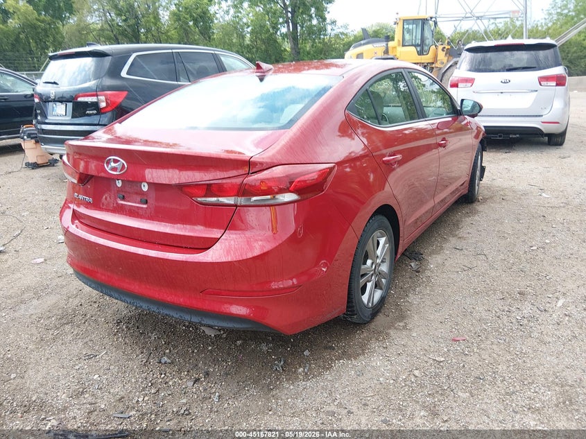 2017 Hyundai Elantra VIN KMHD84LF4HU245739 IAAI salvage auction — FRONT END, Clear (Indiana), sold $1,200 on 2026-07-22 (photo 4)