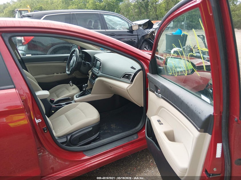 2017 Hyundai Elantra VIN KMHD84LF4HU245739 IAAI salvage auction — FRONT END, Clear (Indiana), sold $1,200 on 2026-07-22 (photo 5)