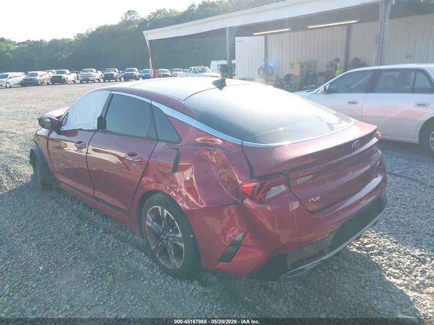 2021 Kia K5 VIN 5XXG34J24MG033357 IAAI salvage auction — FRONT END, Clear (Georgia), sold $650 on 2026-07-13 (photo 3)