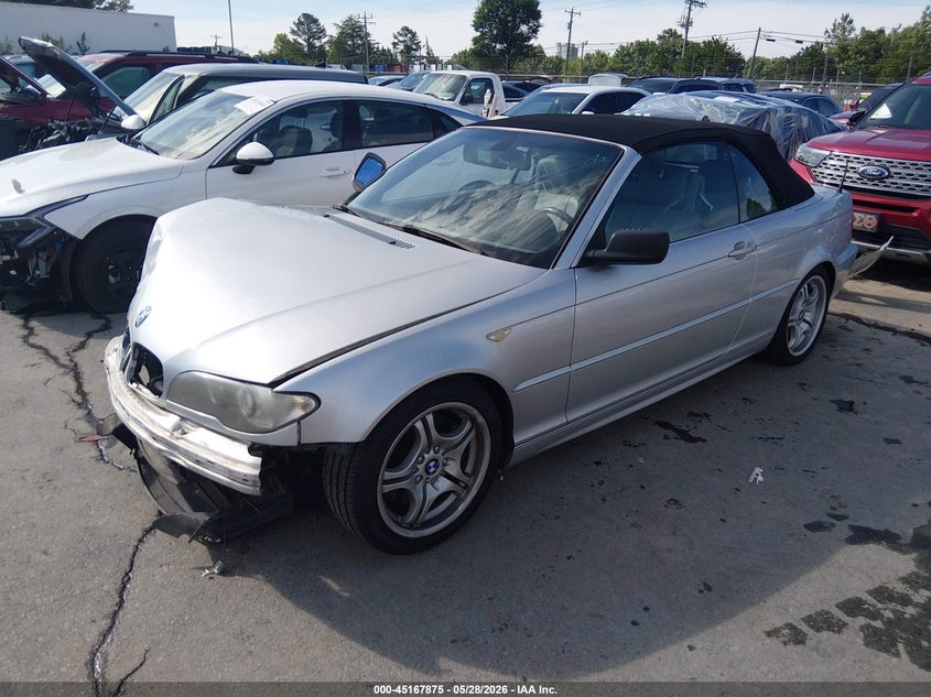 2004 BMW 3er VIN WBABW53484PL47752 IAAI salvage auction — FRONT END, Salvage (North Carolina), sold $500 on 2026-07-06 (photo 2)