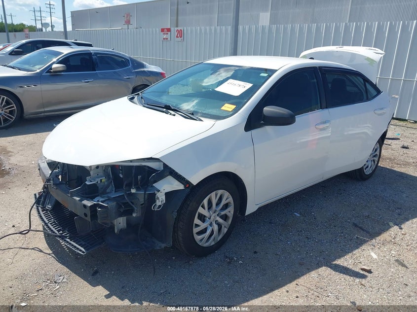 2019 Toyota Corolla VIN 5YFBURHE6KP912805 IAAI salvage auction — FRONT & REAR, Salvage (Texas), sold $2,450 on 2026-07-08 (photo 2)