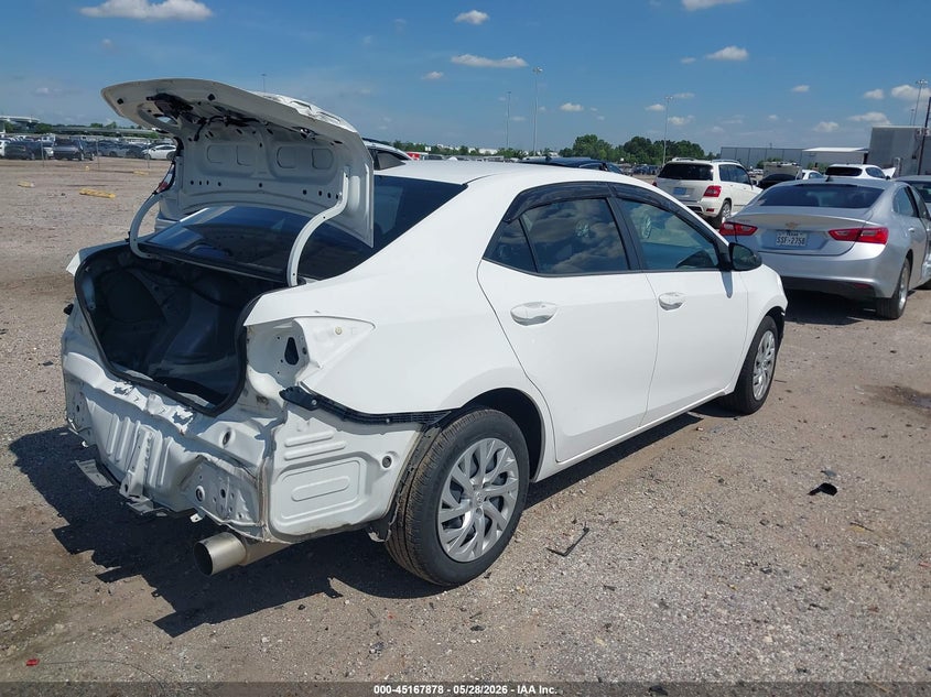 2019 Toyota Corolla VIN 5YFBURHE6KP912805 IAAI salvage auction — FRONT & REAR, Salvage (Texas), sold $2,450 on 2026-07-08 (photo 4)