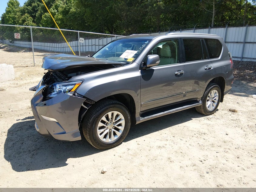 2019 Lexus Gx VIN JTJBM7FX9K5214644 IAAI salvage auction — FRONT END, Salvage (Georgia), sold $10,300 on 2026-07-30 (photo 2)