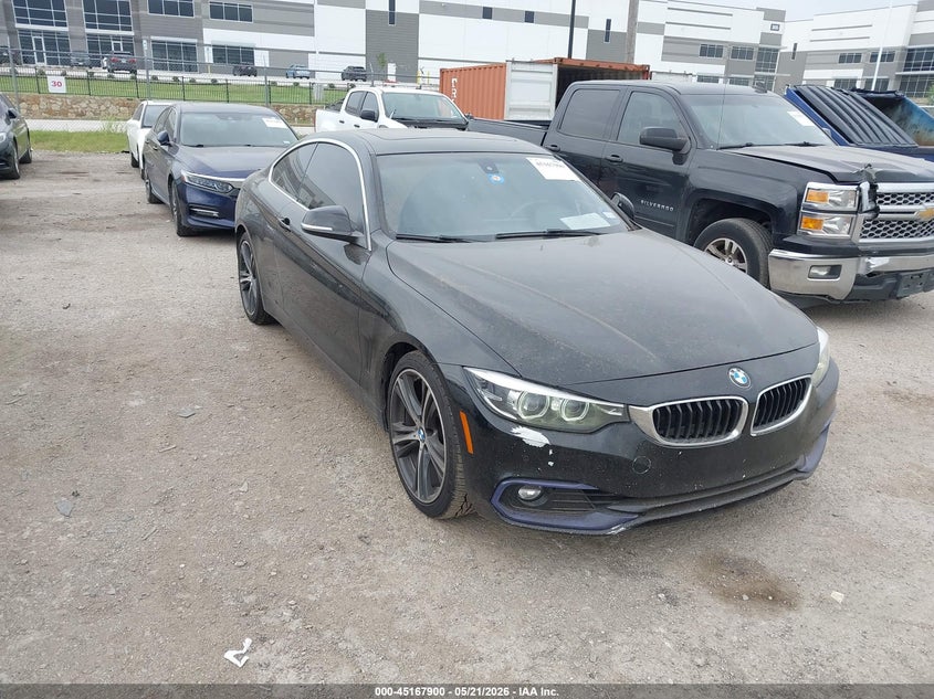 2019 BMW 4er VIN WBA4W3C50KAF91999 IAAI salvage auction — REAR END, Original (Texas), sold $9,000 on 2026-08-19 (photo 1)
