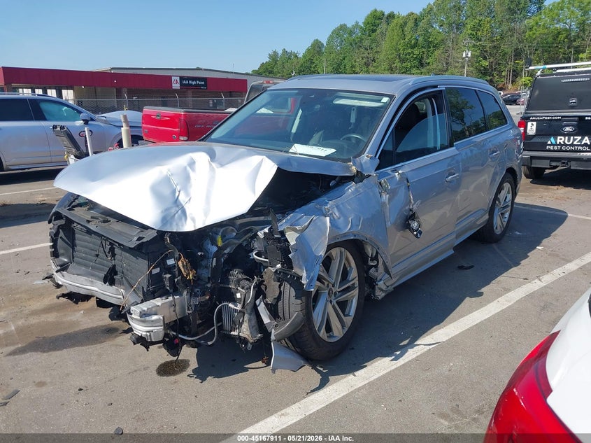 2022 Audi Q7 VIN WA1LXBF75ND012793 IAAI salvage auction — FRONT END, Salvage (North Carolina), sold $9,975 on 2026-07-16 (photo 2)