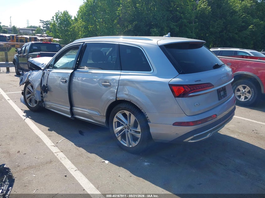 2022 Audi Q7 VIN WA1LXBF75ND012793 IAAI salvage auction — FRONT END, Salvage (North Carolina), sold $9,975 on 2026-07-16 (photo 3)