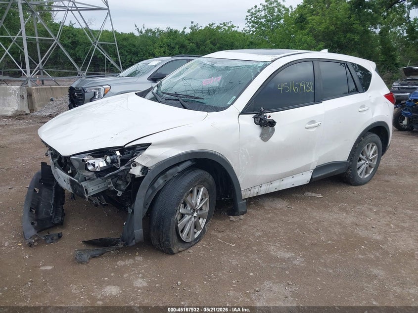 2016 Mazda Cx-5 VIN JM3KE4CY7G0918221 IAAI salvage auction — ROLLOVER, Clear (Indiana), sold $600 on 2026-07-22 (photo 2)