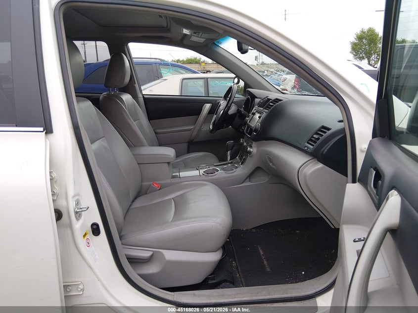 2013 Toyota Highlander VIN 5TDZK3EH4DS122767 IAAI salvage auction — HAIL, Clear (Missouri), sold $2,725 on 2026-07-20 (photo 5)