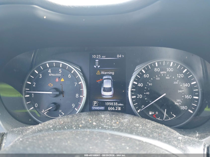 2018 Infiniti Q50 VIN JN1EV7AR7JM439562 IAAI salvage auction — FRONT END, Salvage (Georgia), sold $1,850 on 2026-07-29 (photo 7)