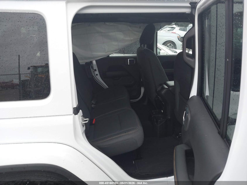2025 Jeep Wrangler / VIN 1C4PJXEN9SW569549 IAAI salvage auction — SIDE, Enterprise Vehicles Clear Only (Texas), sold $20,350 on 2026-07-21 (photo 8)