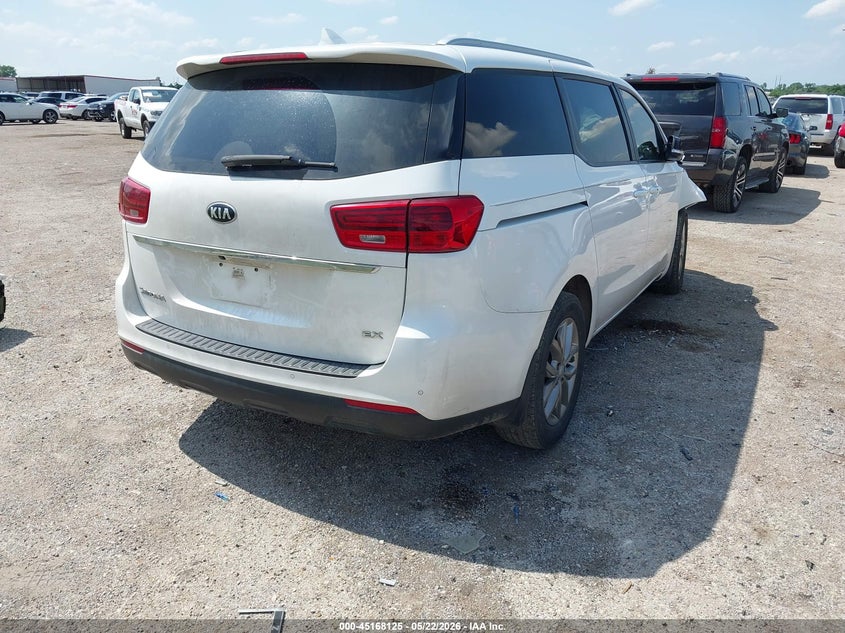 2021 Kia SEDONA VIN KNDMB5C10M6668249 IAAI salvage auction — FRONT END, Salvage (Texas), sold $1,950 on 2026-07-28 (photo 4)