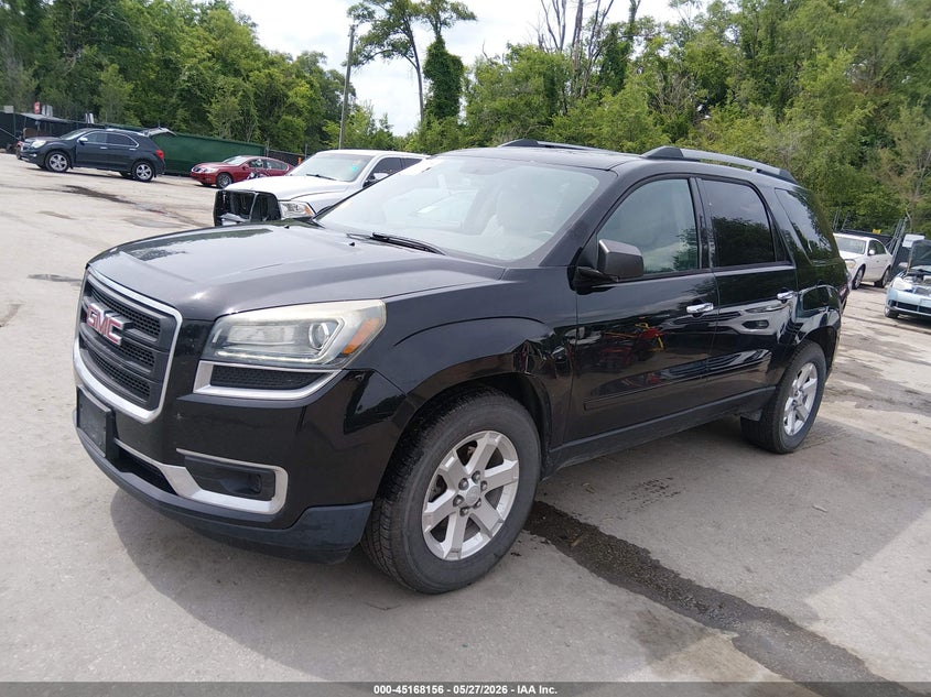 2016 Gmc Acadia VIN 1GKKVNED2GJ119311 IAAI salvage auction — REAR END, Salvage Title, sold $1,300 on 2026-07-22 (photo 2)