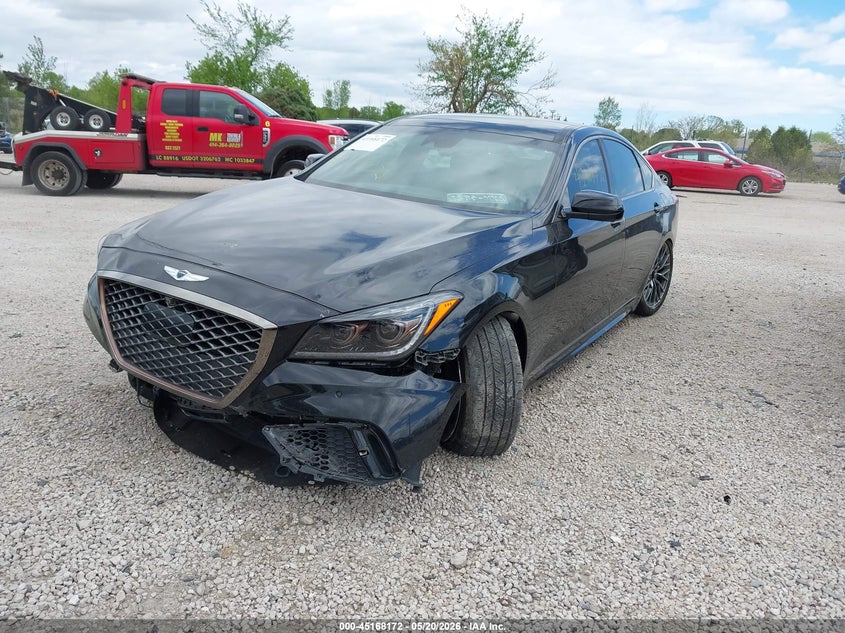 2018 Genesis G80 VIN KMHGN4JBXJU226236 IAAI salvage auction — FRONT END, Junk Bill Of Sale Mv2459 (Wisconsin), sold $2,300 on 2026-07-28 (photo 2)