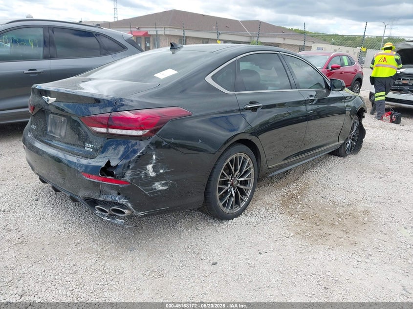 2018 Genesis G80 VIN KMHGN4JBXJU226236 IAAI salvage auction — FRONT END, Junk Bill Of Sale Mv2459 (Wisconsin), sold $2,300 on 2026-07-28 (photo 4)