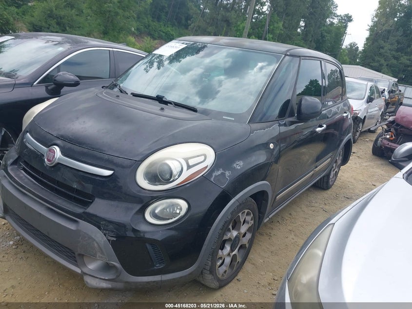 2014 Fiat 500l VIN ZFBCFADH3EZ014160 IAAI salvage auction — REAR END, Salvage (Georgia), sold $400 on 2026-07-28 (photo 2)