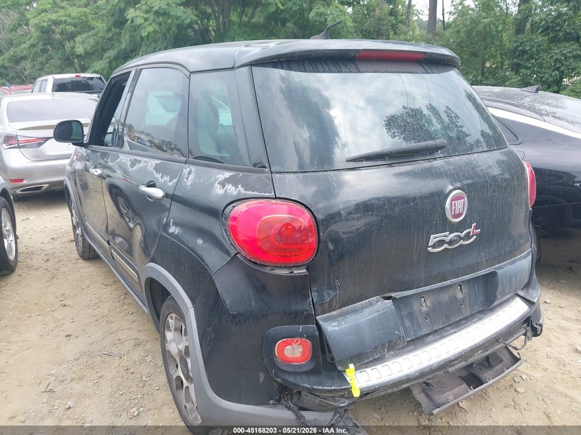 2014 Fiat 500l VIN ZFBCFADH3EZ014160 IAAI salvage auction — REAR END, Salvage (Georgia), sold $400 on 2026-07-28 (photo 3)