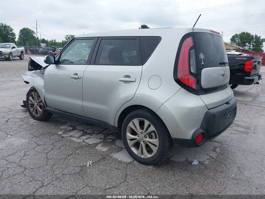 2015 Kia Soul VIN KNDJP3A55F7781688 IAAI salvage auction — LEFT FRONT, Salvage (Missouri), sold $250 on 2026-07-13 (photo 3)