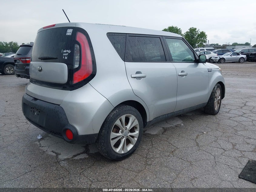 2015 Kia Soul VIN KNDJP3A55F7781688 IAAI salvage auction — LEFT FRONT, Salvage (Missouri), sold $250 on 2026-07-13 (photo 4)