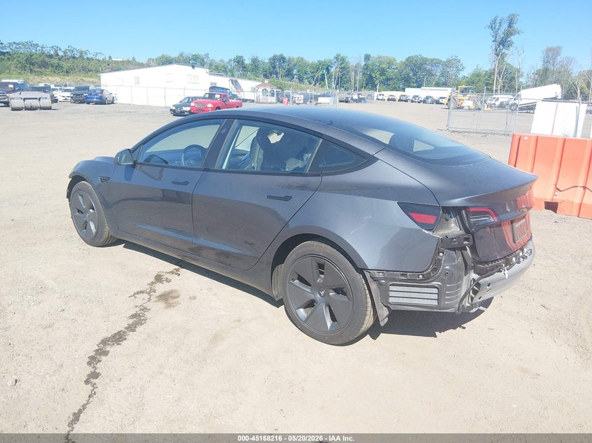 2023 Tesla Model 3 VIN 5YJ3E1EA1PF692478 IAAI salvage auction — FRONT END, Salvage (New Jersey), sold $7,800 on 2026-07-30 (photo 3)