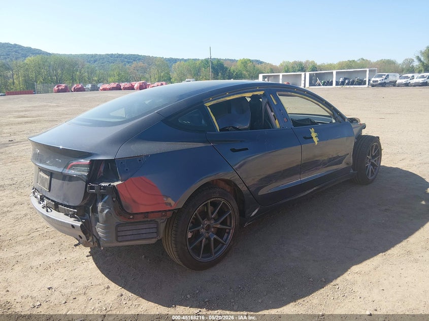 2023 Tesla Model 3 VIN 5YJ3E1EA1PF692478 IAAI salvage auction — FRONT END, Salvage (New Jersey), sold $7,800 on 2026-07-30 (photo 4)