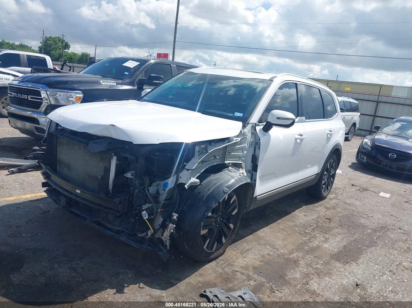 2023 Kia Telluride VIN 5XYP5DGC7PG377680 IAAI salvage auction — FRONT END, Original (Texas), sold $10,300 on 2026-07-29 (photo 2)