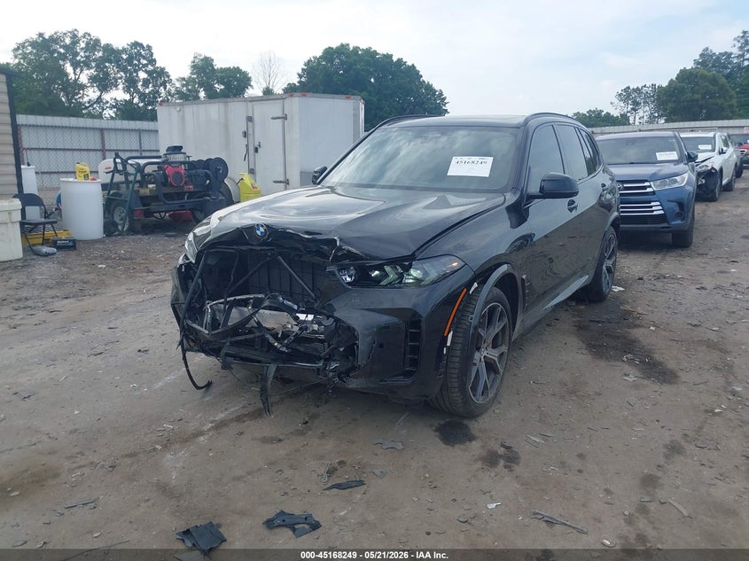 2026 BMW X5 VIN 5UX13EU06T9110214 IAAI salvage auction — FRONT END, Salvage (Georgia), sold $36,950 on 2026-07-30 (photo 2)