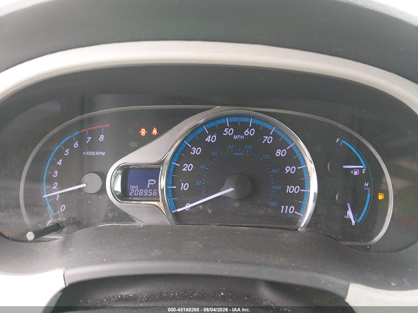 2013 Toyota Sienna VIN 5TDYK3DC2DS338022 IAAI salvage auction — FRONT END, Salvage Title, sold $2,400 on 2026-07-17 (photo 7)