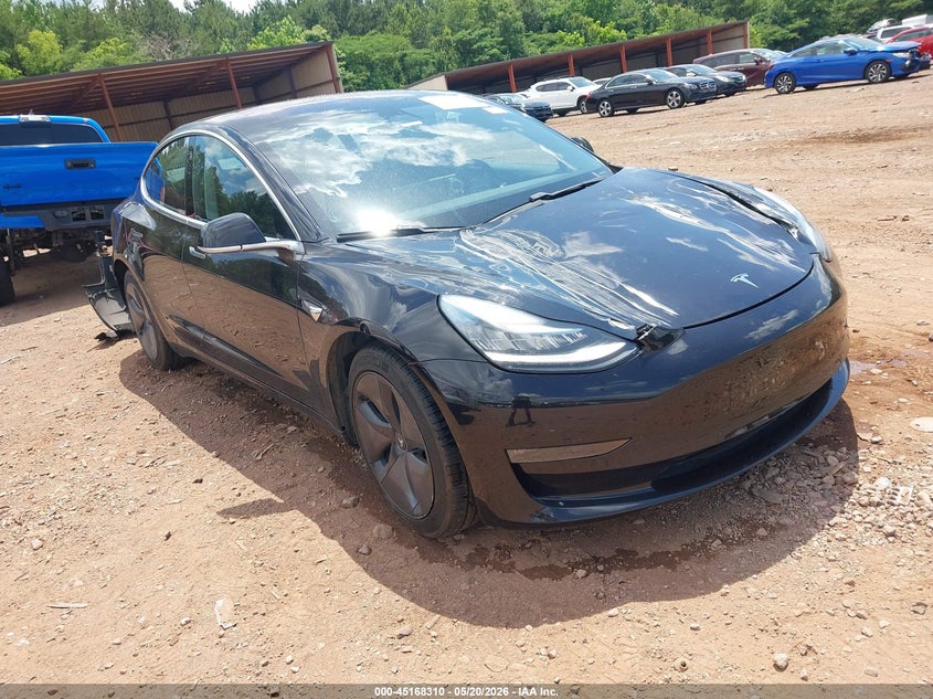 2018 Tesla Model 3 VIN 5YJ3E1EB6JF070569 IAAI salvage auction — FRONT & REAR, Salvage (Alabama), sold $5,200 on 2026-07-30 (photo 1)