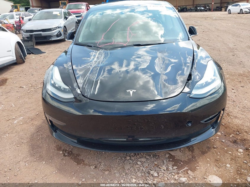 2018 Tesla Model 3 VIN 5YJ3E1EB6JF070569 IAAI salvage auction — FRONT & REAR, Salvage (Alabama), sold $5,200 on 2026-07-30 (photo 6)