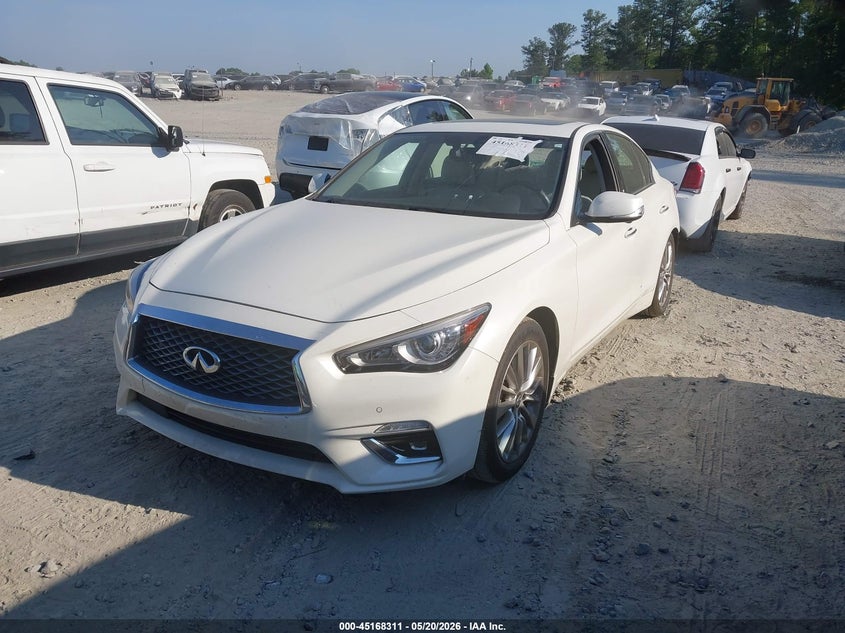 2023 Infiniti Q50 VIN JN1EV7BP9PM511352 IAAI salvage auction — REAR END, Salvage (Georgia), sold $5,850 on 2026-07-21 (photo 2)