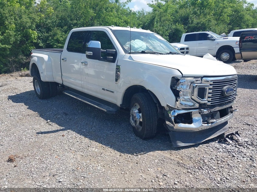 2021 Ford F350 VIN 1FT8W3DT2MED17469 IAAI salvage auction — FRONT END, Certificate Of Destruction (Florida), sold $7,500 on 2026-07-30 (photo 1)