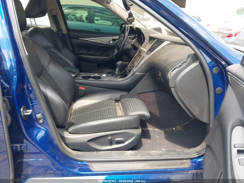 2019 Infiniti Q50 VIN JN1EV7AP9KM541154 IAAI salvage auction — FRONT END, Salvage (Georgia), sold $2,550 on 2026-07-29 (photo 5)