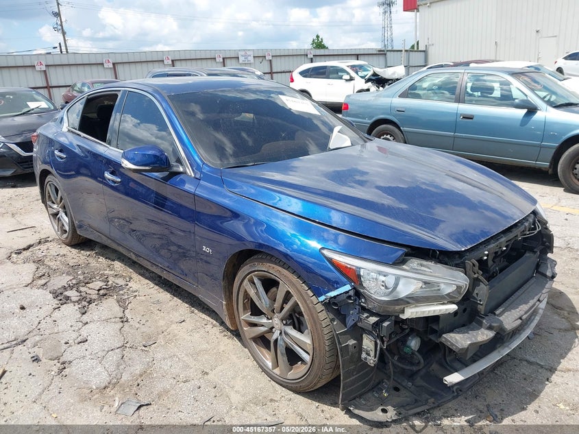 2019 Infiniti Q50 VIN JN1EV7AP9KM541154 IAAI salvage auction — FRONT END, Salvage (Georgia), sold $2,550 on 2026-07-29 (photo 6)