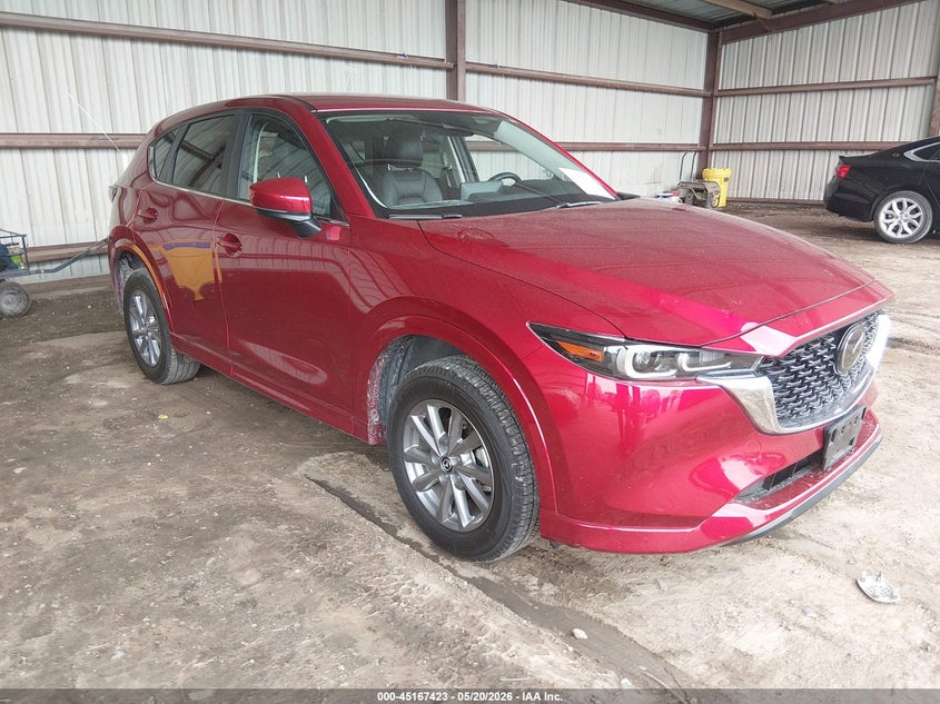 2024 Mazda Cx-5 VIN JM3KFBBLXR0413543 IAAI salvage auction — LEFT SIDE, Certificate Of Title (Nebraska), sold $11,900 on 2026-07-09 (photo 1)