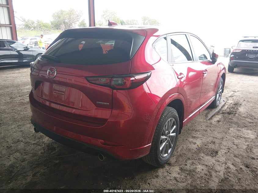 2024 Mazda Cx-5 VIN JM3KFBBLXR0413543 IAAI salvage auction — LEFT SIDE, Certificate Of Title (Nebraska), sold $11,900 on 2026-07-09 (photo 4)