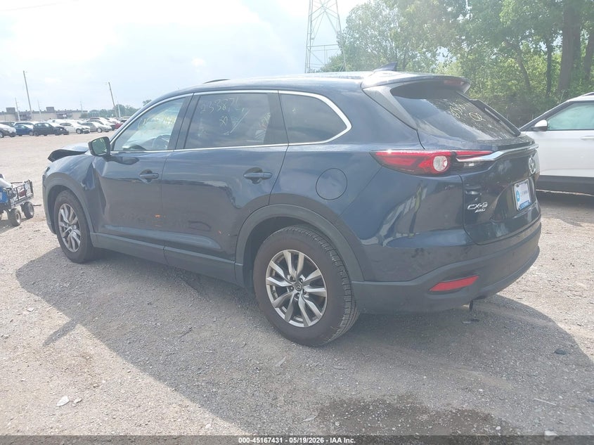 2018 Mazda Cx-9 VIN JM3TCBCY9J0233871 IAAI salvage auction — FRONT END, Clear (Indiana), sold $25 on 2026-07-22 (photo 3)