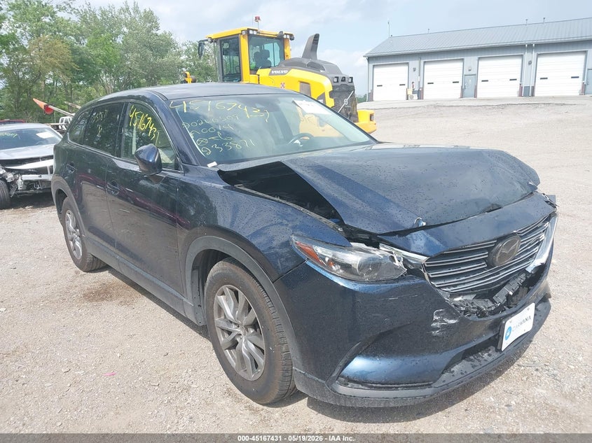 2018 Mazda Cx-9 VIN JM3TCBCY9J0233871 IAAI salvage auction — FRONT END, Clear (Indiana), sold $25 on 2026-07-22 (photo 6)