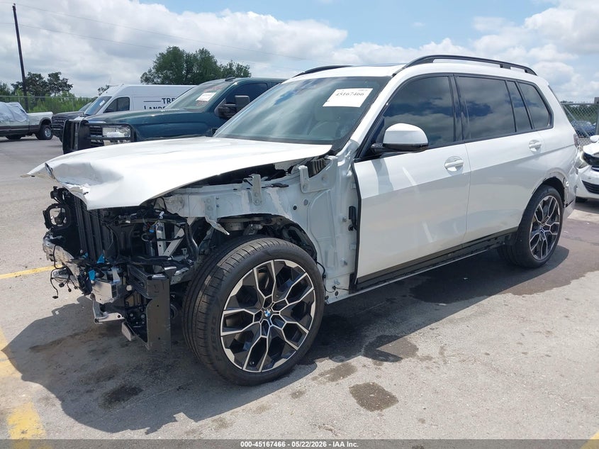 2026 BMW X7 VIN 5UX23EM02T9356794 IAAI salvage auction — FRONT END, Original (Texas), sold $48,000 on 2026-07-27 (photo 2)
