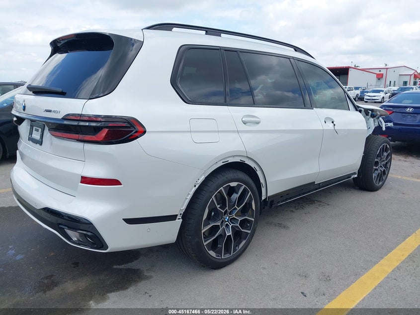 2026 BMW X7 VIN 5UX23EM02T9356794 IAAI salvage auction — FRONT END, Original (Texas), sold $48,000 on 2026-07-27 (photo 4)