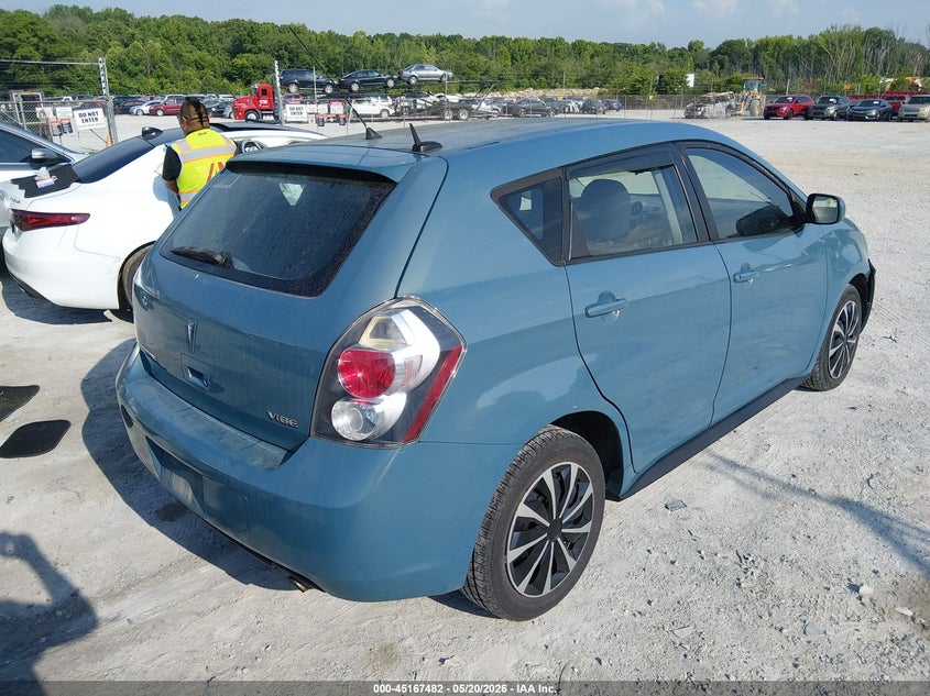 2009 Pontiac Vibe VIN 5Y2SP67019Z467840 IAAI salvage auction — FRONT END, Salvage (Tennessee), sold $1,200 on 2026-08-31 (photo 4)