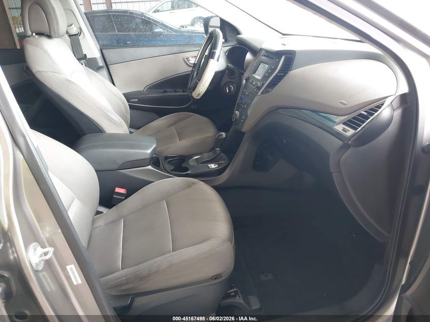 2014 Hyundai Santa fe VIN 5XYZU3LB3EG211351 IAAI salvage auction — REAR END, Salvage Title, sold $525 on 2026-07-08 (photo 5)