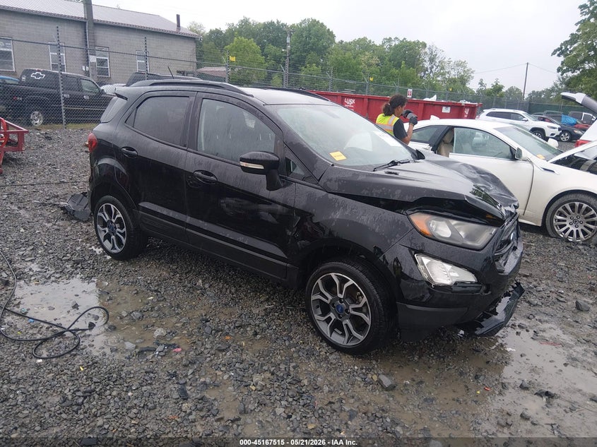 2019 Ford Ecosport VIN MAJ6S3JLXKC260850 IAAI salvage auction — FRONT END, Salvage (West Virginia), sold $1,350 on 2026-07-18 (photo 1)