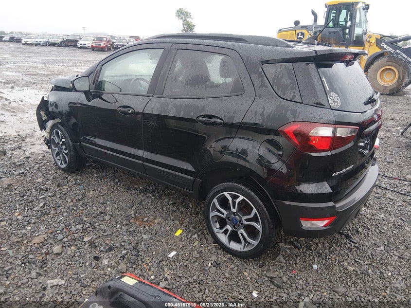 2019 Ford Ecosport VIN MAJ6S3JLXKC260850 IAAI salvage auction — FRONT END, Salvage (West Virginia), sold $1,350 on 2026-07-18 (photo 3)