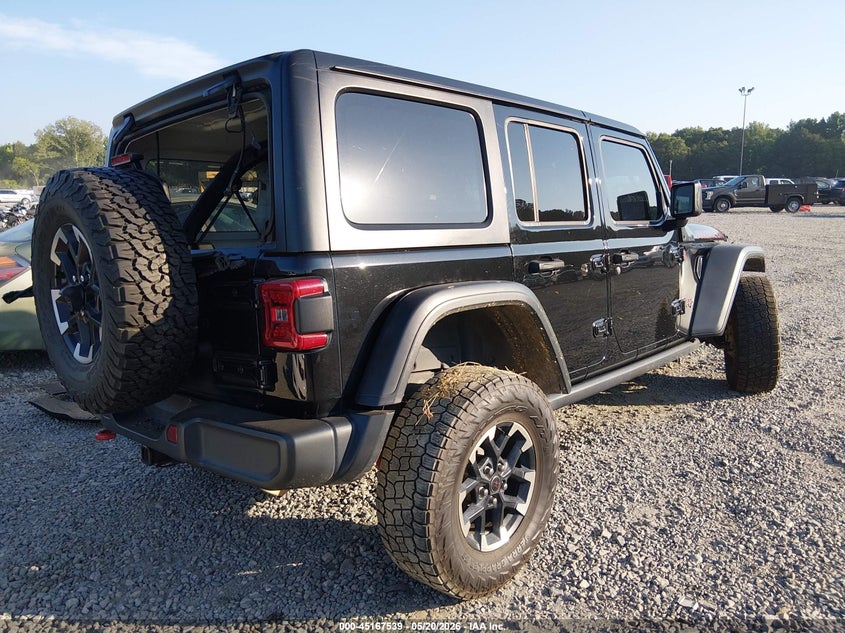 2024 Jeep Wrangler / VIN 1C4PJXFN3RW102300 IAAI salvage auction — FRONT & REAR, Salvage Title, sold $13,100 on 2026-07-31 (photo 4)
